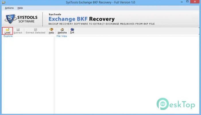 Télécharger SysTools Exchange BKF Recovery 4.0 Gratuitement Activé Complètement