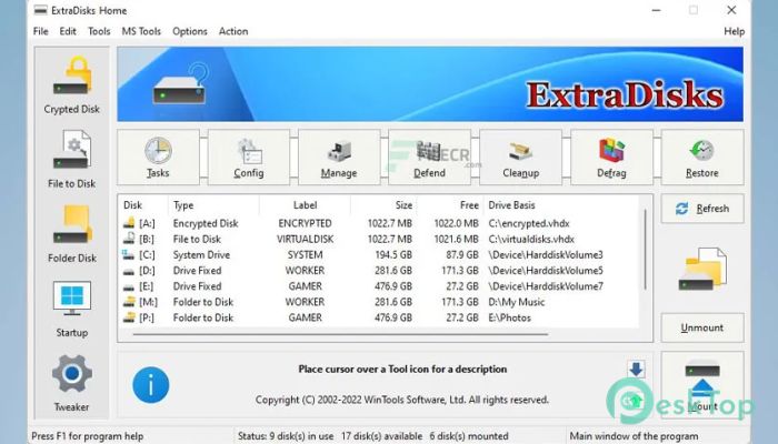  تحميل برنامج ExtraDisks Home  23.5.1 برابط مباشر