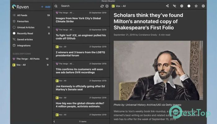 Download Raven Reader  1.0.80 Free Full Activated