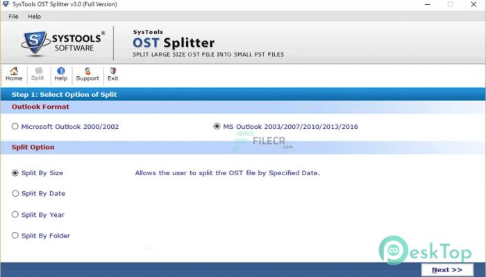  تحميل برنامج SysTools OST Splitter 5.2 برابط مباشر