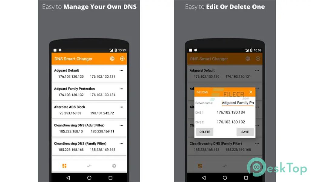 DNS Smart Changer – Web content blocker and filter