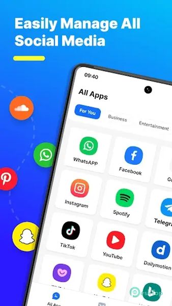 Messenger App - All Social App 1.6 APK MOD Unlocked (Full) Free Download