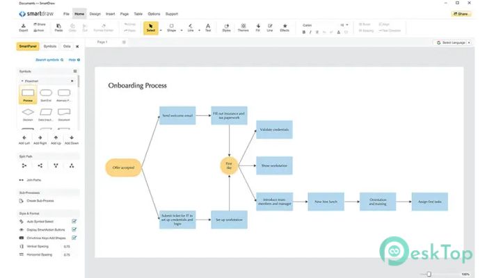 Скачать SmartDraw 1.0 полная версия активирована бесплатно