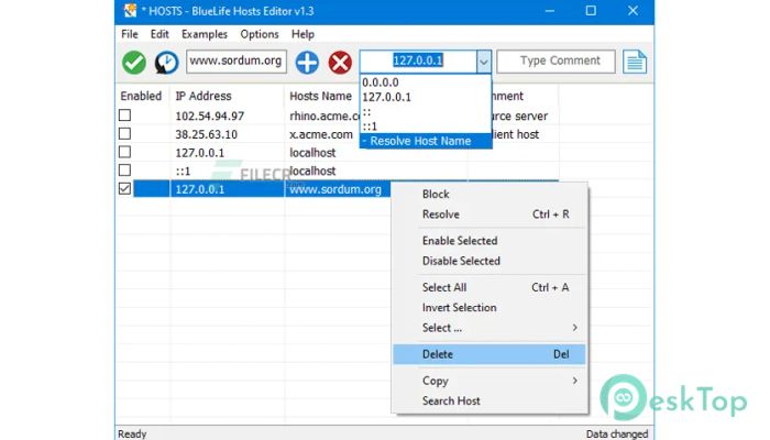  تحميل برنامج BlueLife Hosts Editor  1.5 برابط مباشر