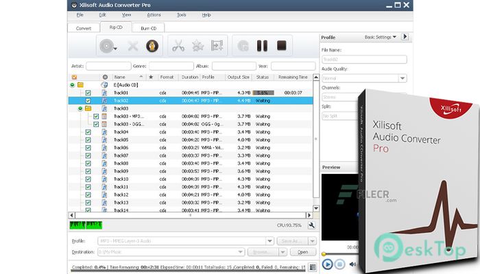 Xilisoft Audio Converter Pro 6.5.3.20240308 完全アクティベート版を無料でダウンロード