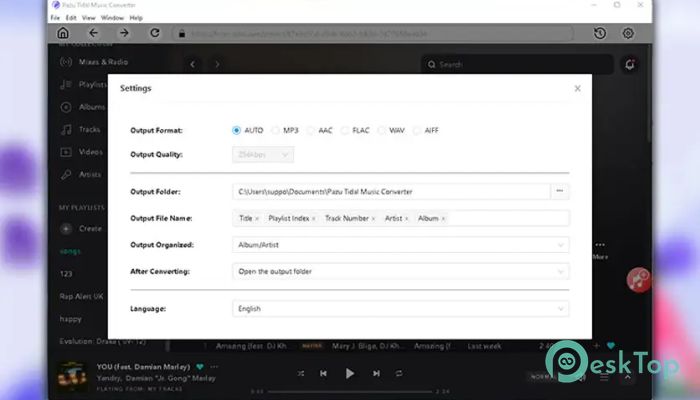 Pazu Tidal Music Converter 1.6.0 Tam Sürüm Aktif Edilmiş Ücretsiz İndir
