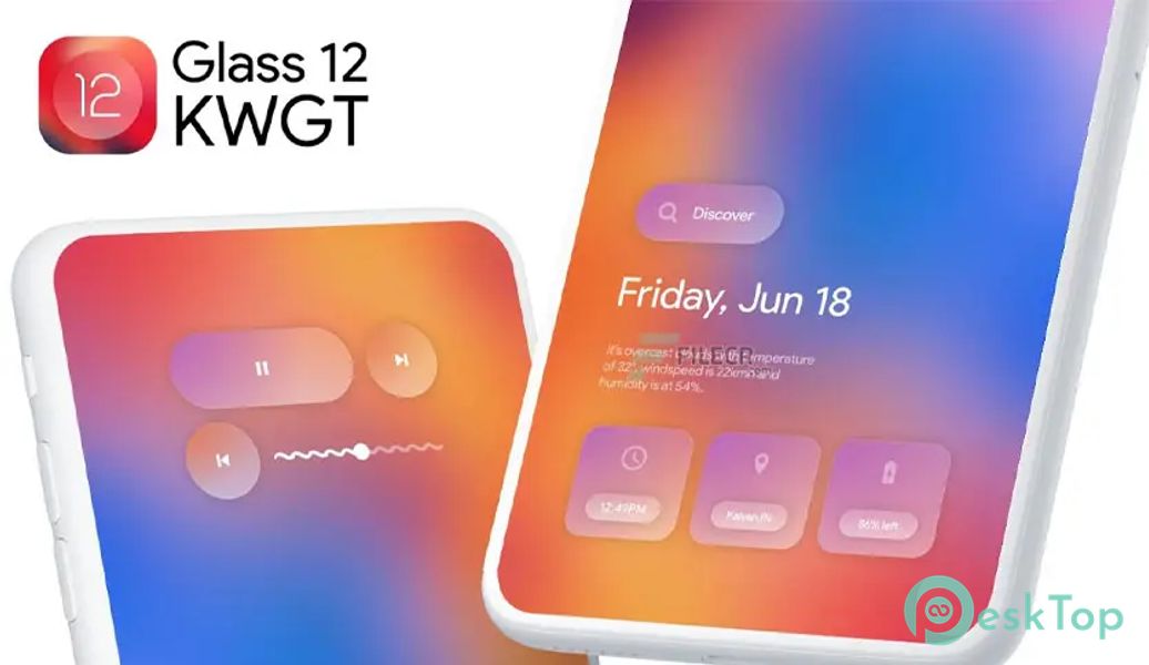 Glass 12 KWGT v2021.Jun.18.16 APK MOD Descarga gratuita completa