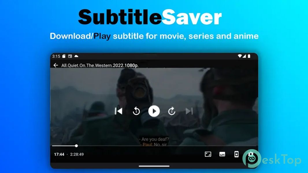 Subtitles Downloader & player 1.0.24.0 APK MOD تحميل مجاني كامل