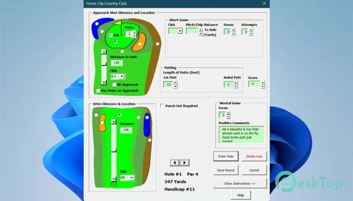 تحميل برنامج Golf Tracker For Excel 3.0 برابط مباشر