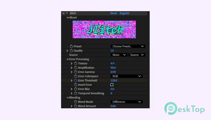 Aescripts Jlitch 1.1.0 完全アクティベート版を無料でダウンロード