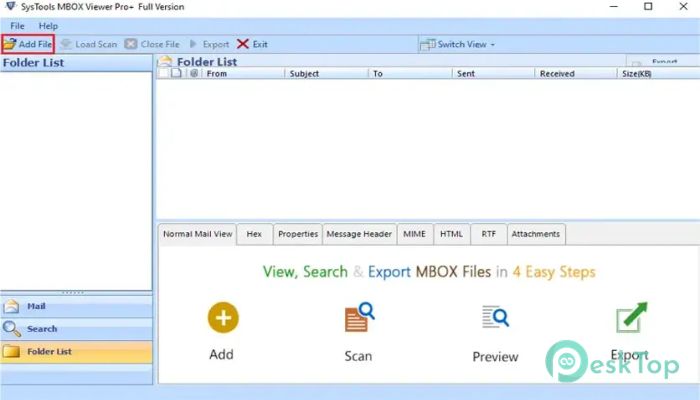 تحميل برنامج SysTools MBOX Viewer Pro Plus 5.0 برابط مباشر