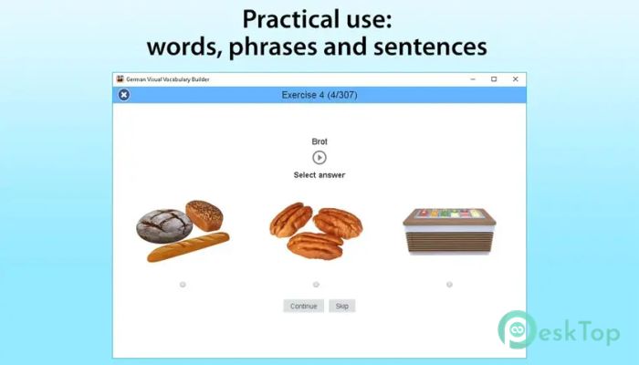 下载 German Visual Vocabulary Builder 1.2.8 免费完整激活版