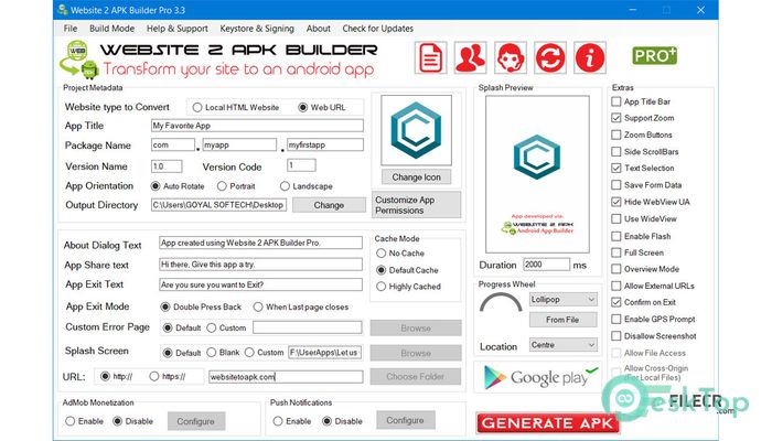 Download Website 2 APK Builder Pro 5.0 Free Full Activated