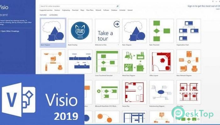  تحميل برنامج Office Visio Professional 2019 1808 برابط مباشر