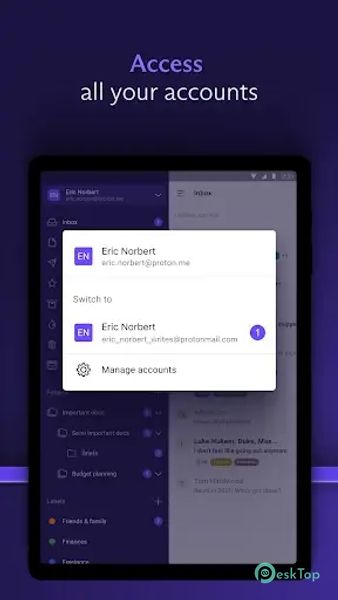Proton Mail: Encrypted Email 4.13.0 APK MOD Полная бесплатная загрузка