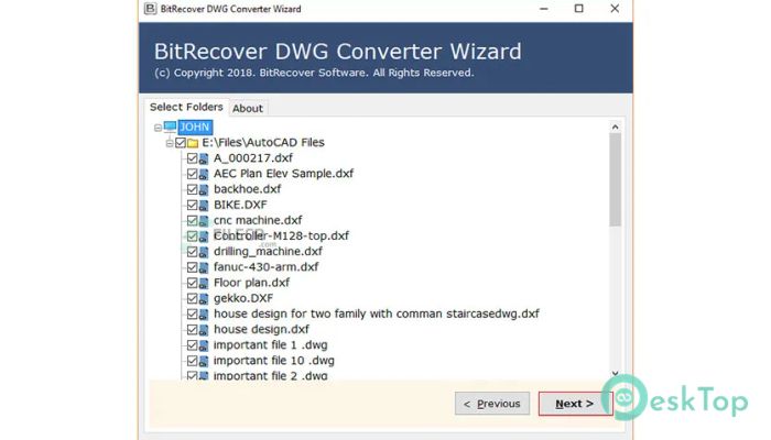 下载 BitRecover DWG Converter Wizard 2.7 免费完整激活版