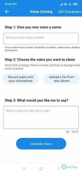 Clone Vox - AI Voice Cloning 2.0.2 APK MOD Полная бесплатная загрузка