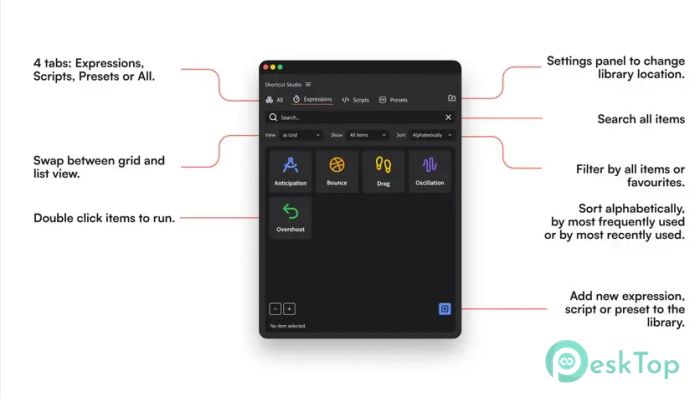 Aescrits Shortcut Studio 1.0.0 Tam Sürüm Aktif Edilmiş Ücretsiz İndir