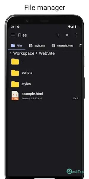 WebCode - html, css, js ide 6.1.0 APK MOD Полная бесплатная загрузка