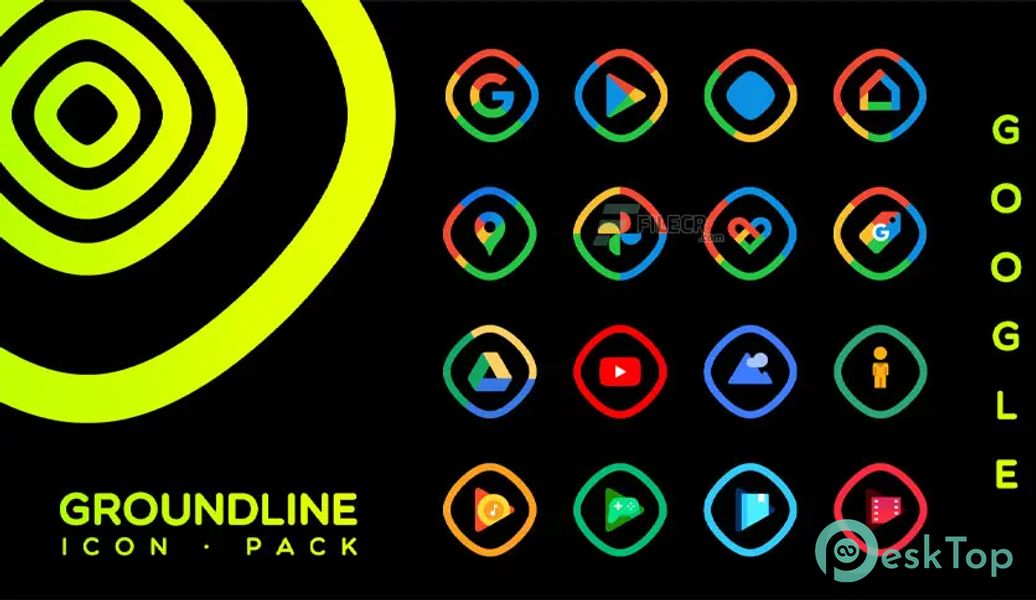 Groundline Icon Pack v1.0.4 APK MOD 完整免费下载