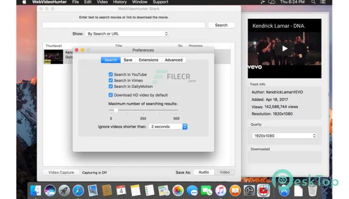Download WebVideoHunter  6.3.1 Free For Mac