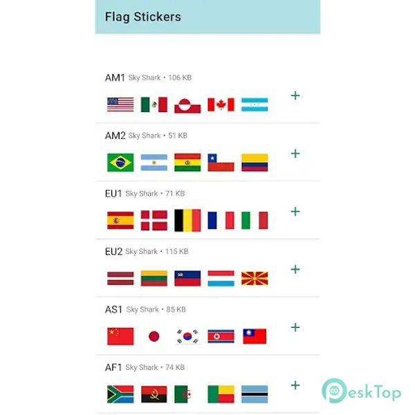 Flag Stickers 1.5 APK MOD Tam Ücretsiz İndir