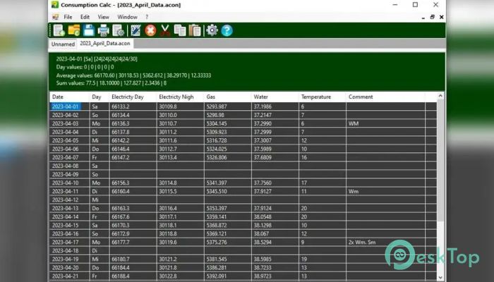 Скачать Alternate ConsumptionCalc 1.0 полная версия активирована бесплатно