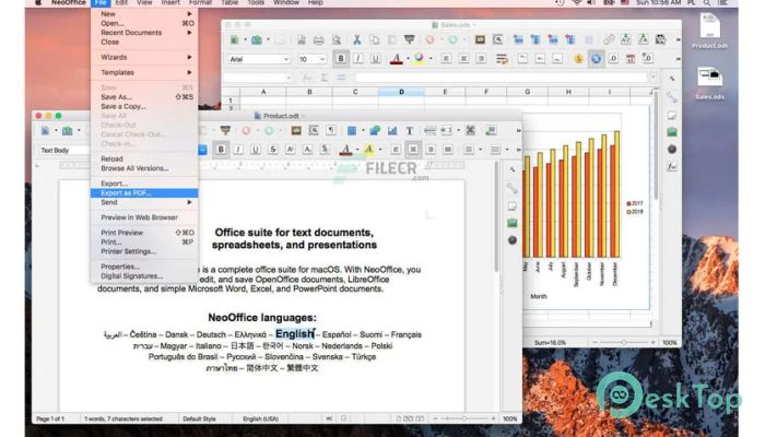 NeoOffice  2017.33 Mac用無料ダウンロード
