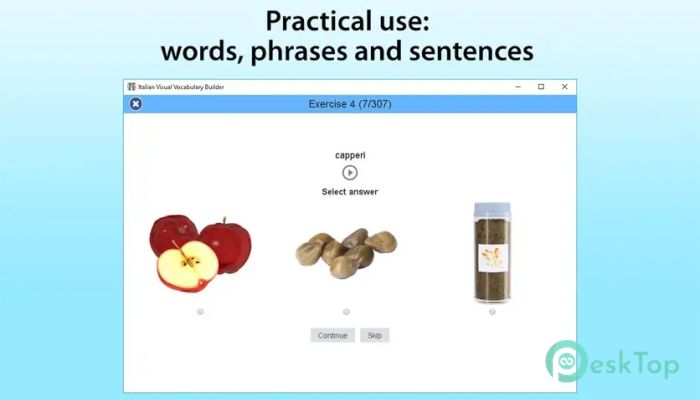 تحميل برنامج Italian Visual Vocabulary Builder  1.2.8 برابط مباشر