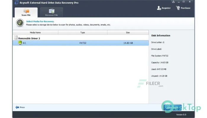  تحميل برنامج Rcysoft External Hard Drive Data Recovery Pro 8.8.0.0 برابط مباشر