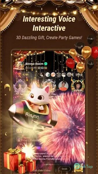 Binmo - Group Voice Chat Rooms 2.18.6 APK MOD Unlocked (Full) Free Download