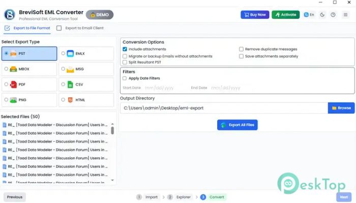 Download BreviSoft EML Converter Tool 1.0 Free Full Activated