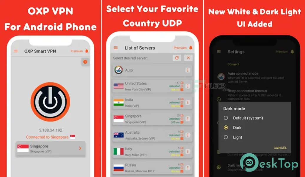 OXP VPN – Secure VPN Proxy v4.0.34 APK MOD Полная бесплатная загрузка