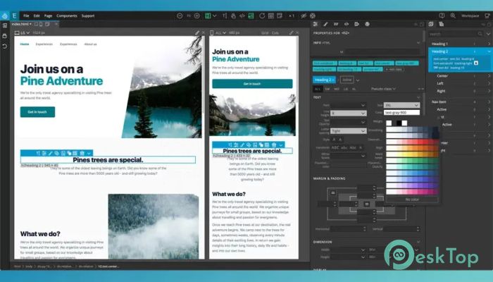 Скачать Pinegrow Tailwind Visual Editor 7.93.0 полная версия активирована бесплатно