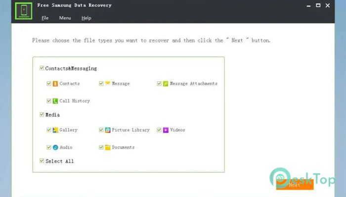 Shining Samsung Data Recovery 1.0 Tam Sürüm Aktif Edilmiş Ücretsiz İndir