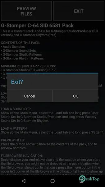 G-Stomper C-64 SID 6581 Pack 3.4.1 APK MOD フル無料ダウンロード