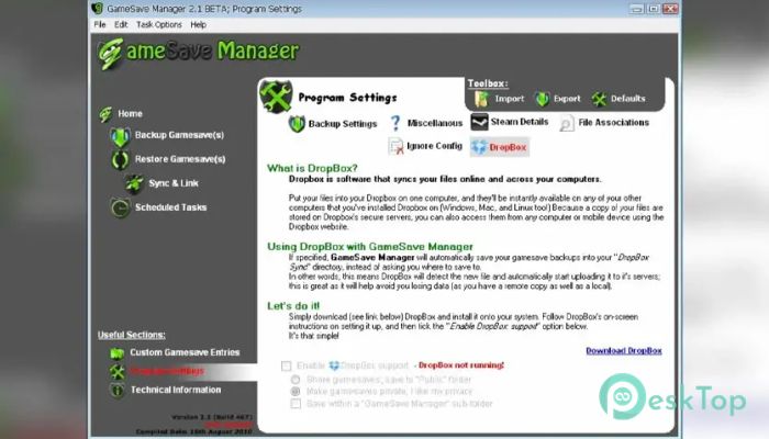 Descargar GameSave Manager 3.1.551.0 Completo Activado Gratis