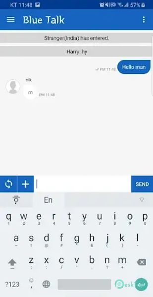 Blue Talk (Random Chat) 5.2.15 APK MOD تحميل مجاني كامل