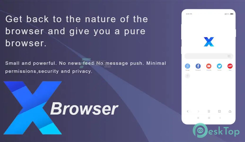 XBrowser - Mini & Super fast 5.0.3 APK MOD Полная бесплатная загрузка