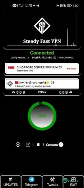 Steady Fast VPN 1.2 APK MOD Tam Ücretsiz İndir