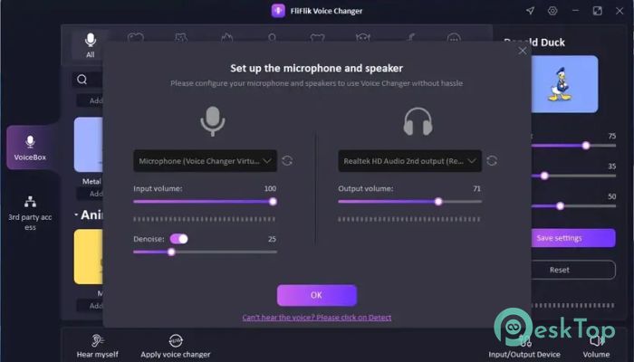 تحميل برنامج FliFlik Voice Changer 4.2.0 برابط مباشر للماك