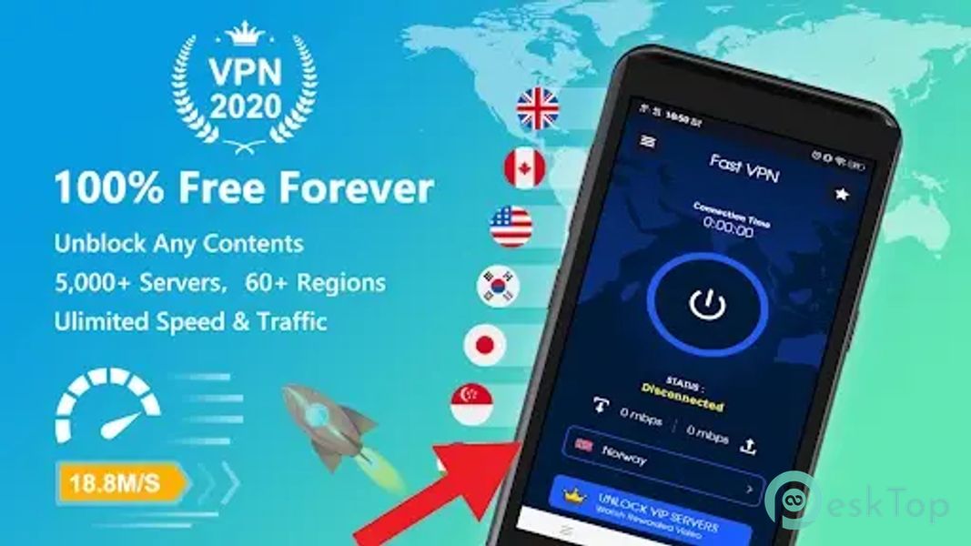 Fast Vpn 2024 | Secure VPN 4.0.8 APK MOD Unlocked (Full) Free Download