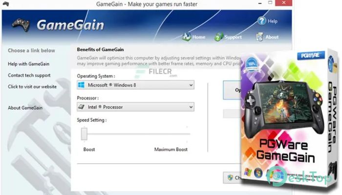 Télécharger PGWare GameGain 4.10.21.2024 Gratuitement Activé Complètement