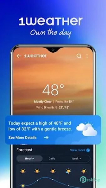 1Weather - Forecast & Radar 9.6.1 APK MOD Полная бесплатная загрузка