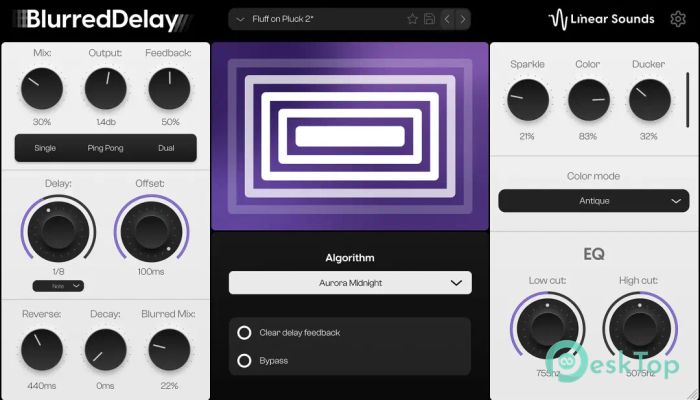 تحميل برنامج Linear Sounds BlurredDelay 1.1.3 برابط مباشر