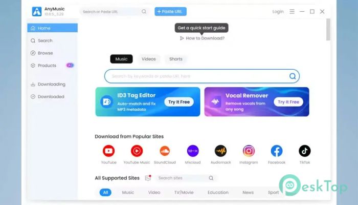 تحميل برنامج AmoyShare AnyMusic 10.8.5 برابط مباشر