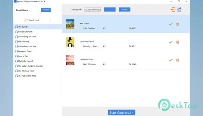Epubor Chirp Converter 1.0 完全アクティベート版を無料でダウンロード