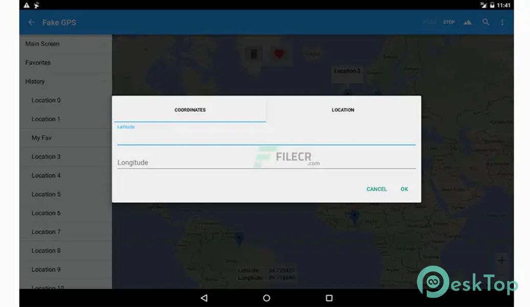 Fake GPS 5.5.4 APK MOD Tam Ücretsiz İndir