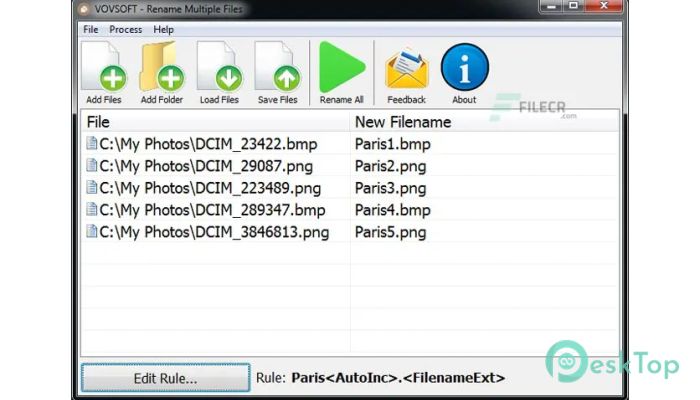 Download VovSoft Rename Multiple Files 2.4.0 Free Full Activated