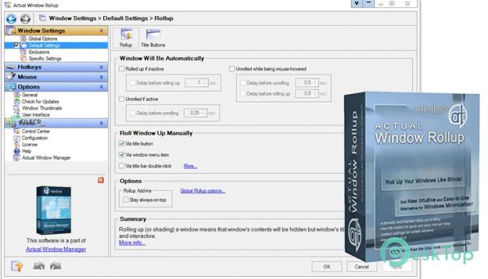 تحميل برنامج Actual Window Rollup 8.15.1 برابط مباشر